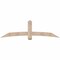 Ekena Millwork Bellingham Smooth Timber Gable Bracket, Douglas Fir, 84"W x 24"H x 5 1/2"D x 5 1/2"F, 7/12 Pitch GBW084X24X0606BEL00SDF - alternate 1